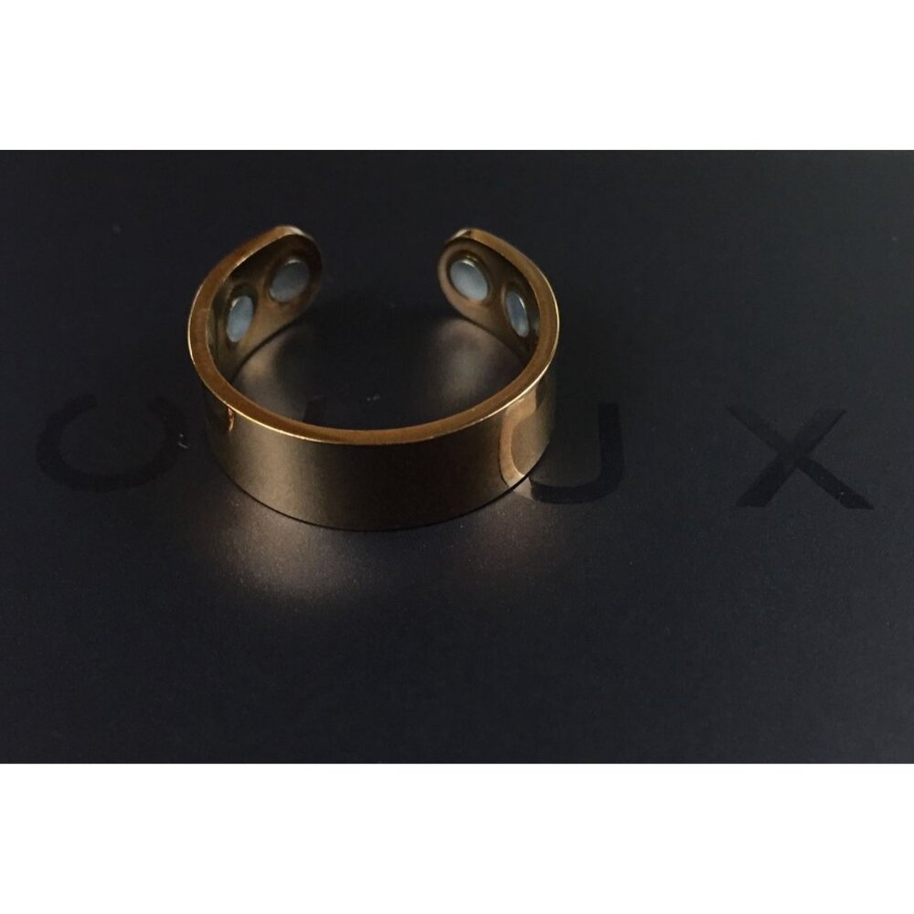 Olux Rose Gold 1st Generation Magnet Ring Magnetotherapy and Acupressure